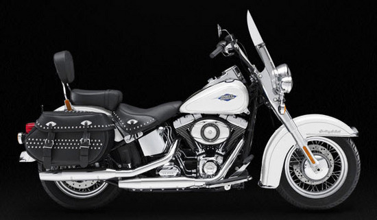 Harley Davidson Heritage Softail Classic, blanco
