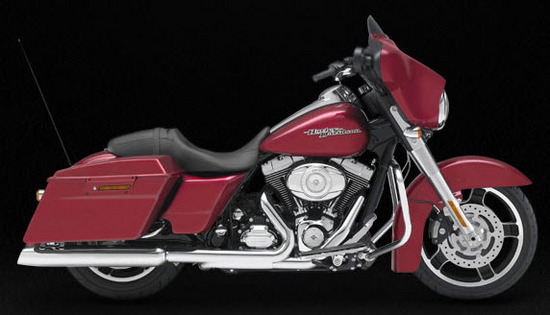 Harley Davidson Street Glide, rojo