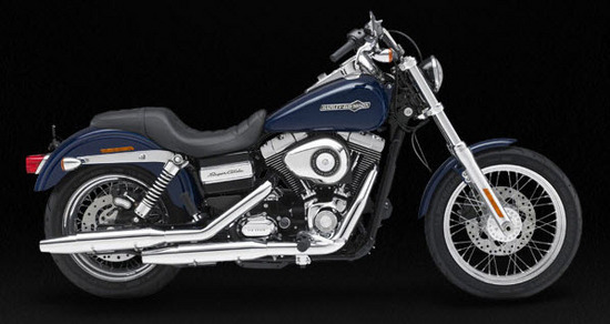 Harley Davidson Super Glide Custom, azul