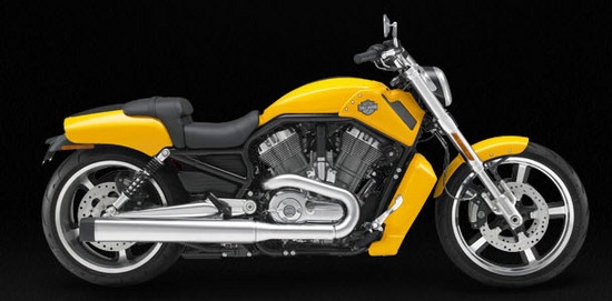Harley Davidson V-Rod Muscle, amarillo