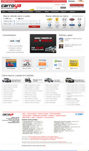 Vista de www.carroya.com | Pagina Web o Home