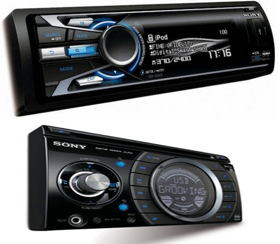 Sony Car Audio, Autoestéreos