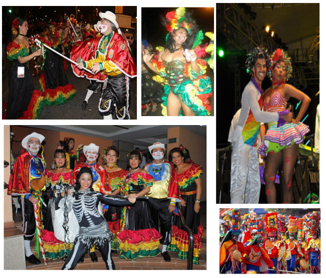 Personajes en el Carnaval de Barranquilla