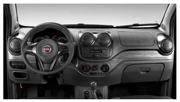 Fiat Palio 2012, diseño interior