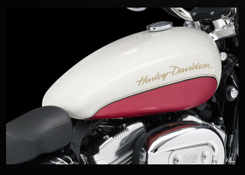 Harley Davidson SuperLow 2012, tanque de combustible