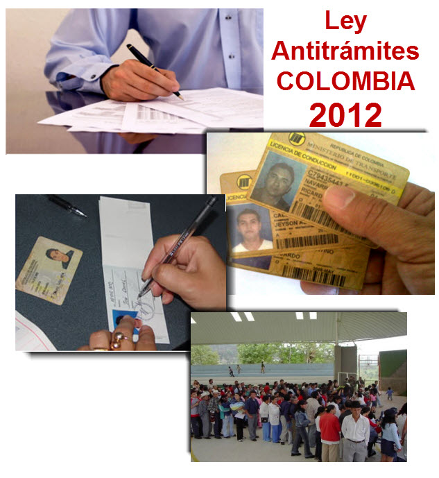 Ley Antitrámites Colombia