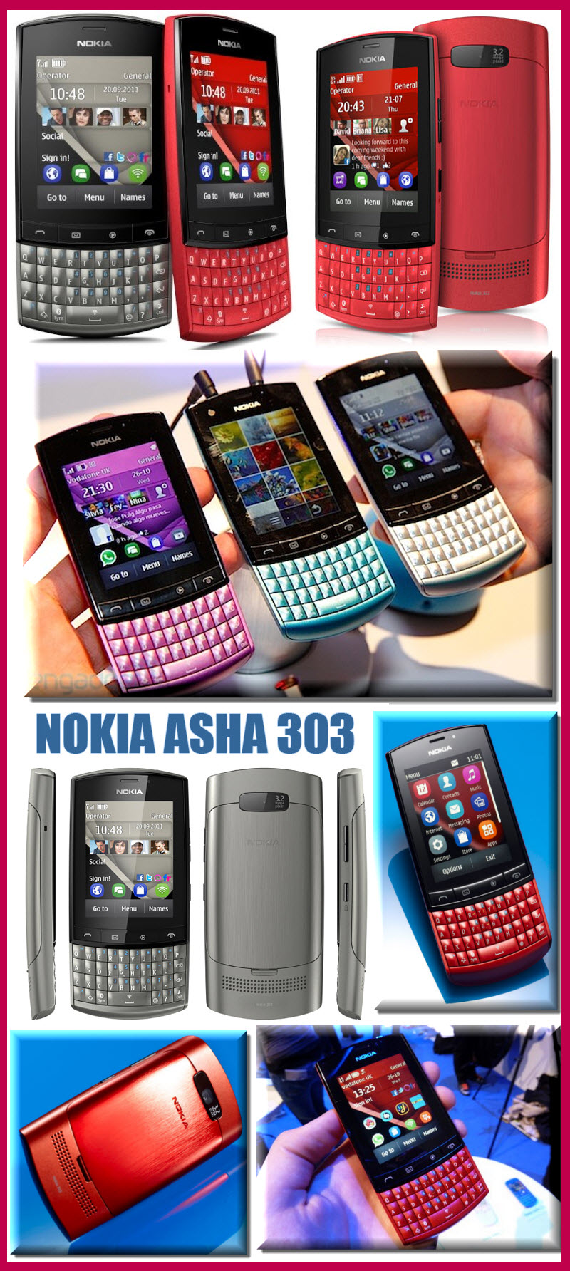 Nokia 303 asha обзор