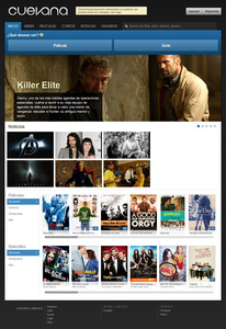 Vista de www.cuevana.tv | Pagina Web o Home