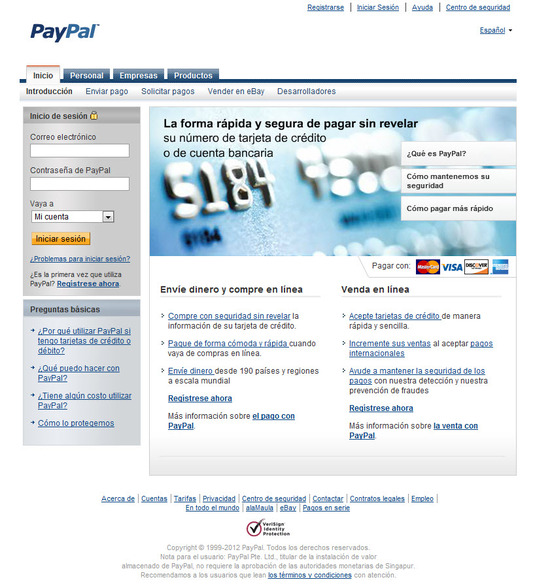paypal colombia