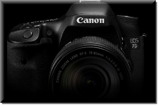 Canon 7D, Vista Frontal