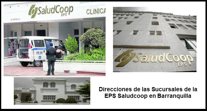 Direcciones EPS Saludcoop en Barranquilla