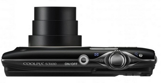 Nikon Coolpix S3100, Vista Superior