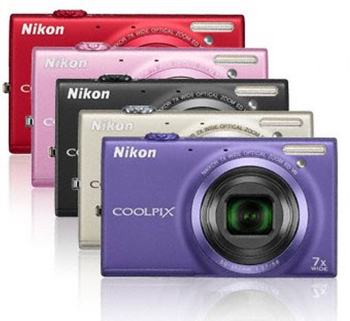 Nikon Coolpix S6100, Colores