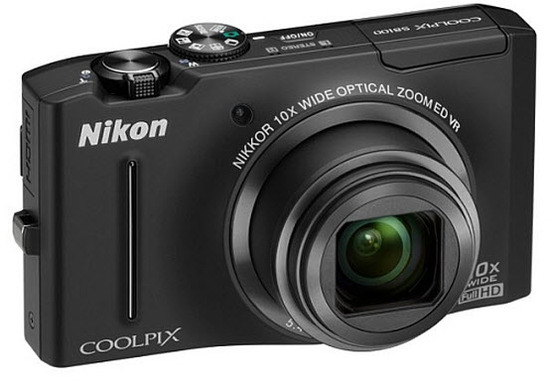 Nikon Coolpix S80, Vista Frontal