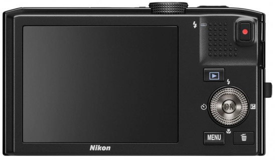Nikon Coolpix S8100, Vista Trasera