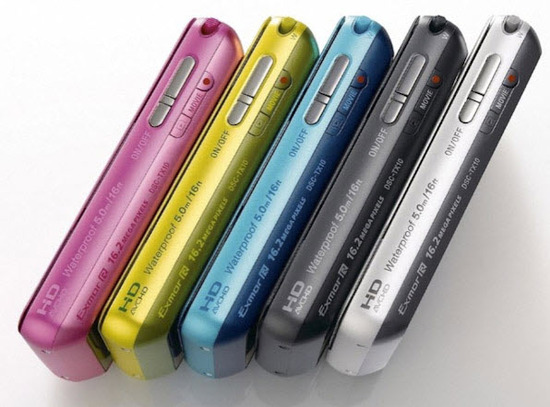 Sony DSC-TX10, Colores