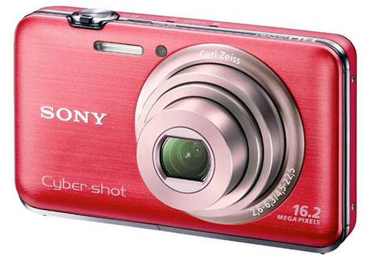 Sony DSC-TX100V, color rojo