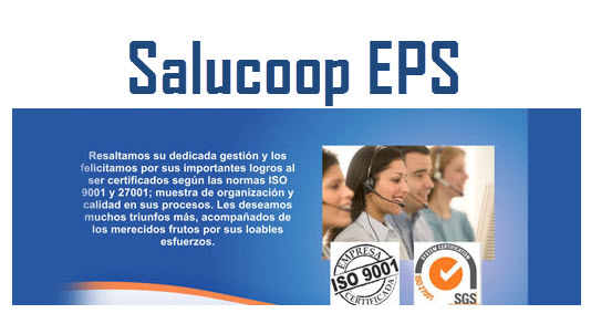 Teléfonos EPS Saludcoop Zipaquirá
