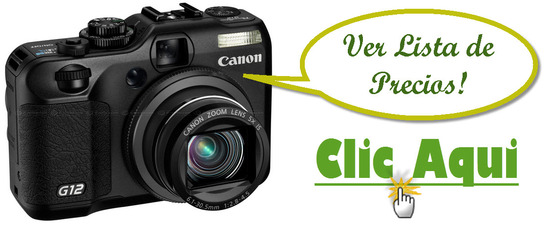 listado de ofertas de Canon PowerShot G12