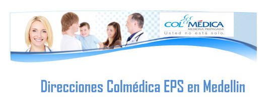 Dirección Colmédica EPS en Medellin
