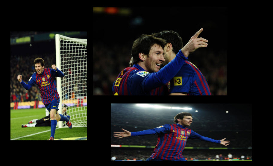 Imagenes de Lionel Messi partido de ayer