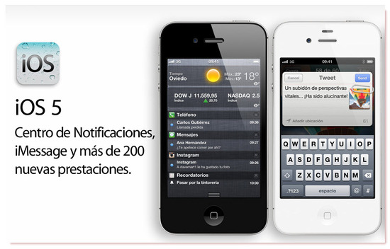 Iphone 4S, iOS 5