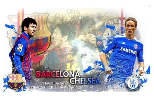 Chelsea vs Barcelona 2012