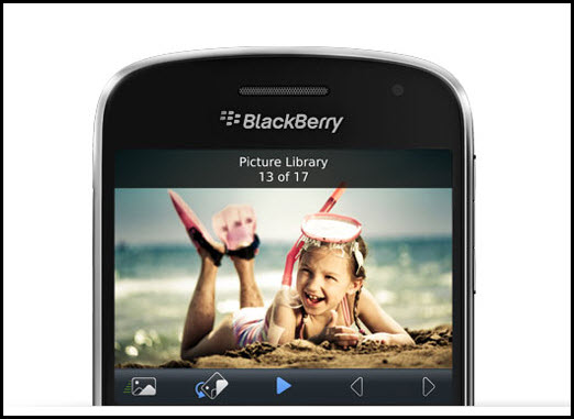 Blackberry Bold 9900, Pantalla Táctil