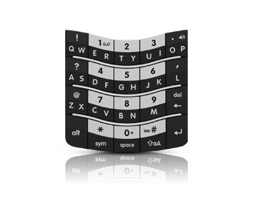 Blackberry Pearl 8220 escritura