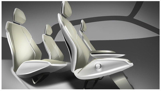 Audi A2 Concept , sillas
