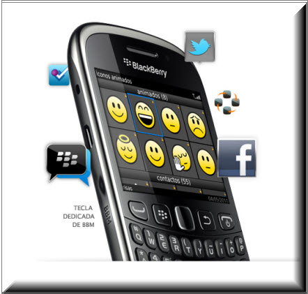 Blackberry Curve 9320, Aplicaciones integradas a BBM