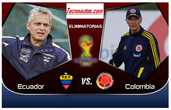 Colombia VS Ecuador, eliminatorias del mundo 2014