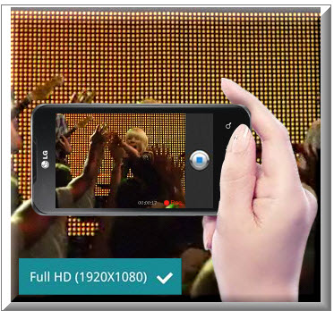 LG Optimus 2x graba y produce con calidad full HD