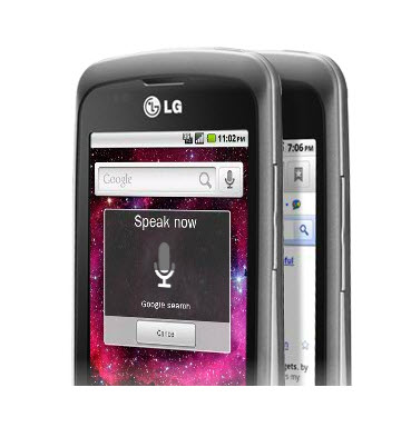 LG Optimus One, Búsqueda por Voz