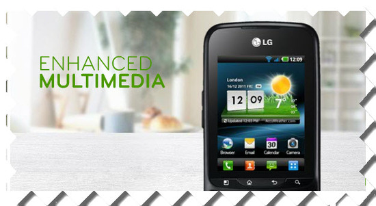 LG Optimus PRO, sistema android