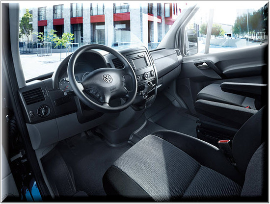Nuevo Volkswagen Crafter Plataforma, diseño interior