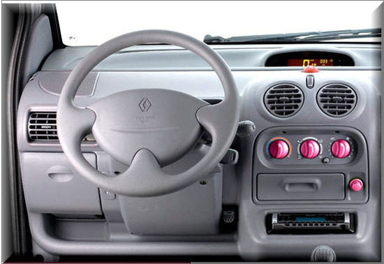 Renault Twingo Colombia 2012, diseño interior
