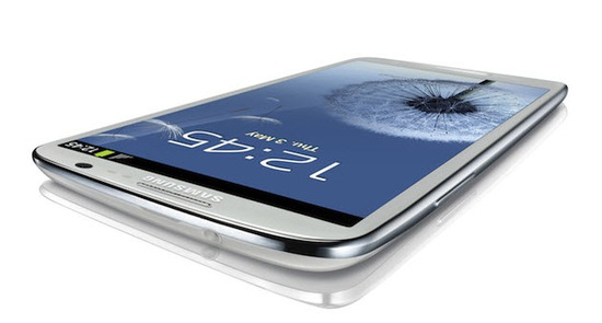 Samsung Galaxy S III, vista exterior