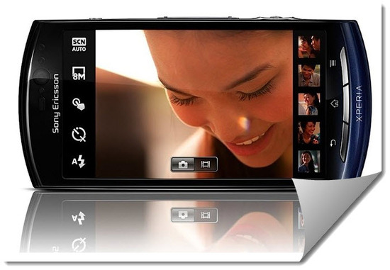 Sony Ericsson Xperia Neo, diseño llamativo