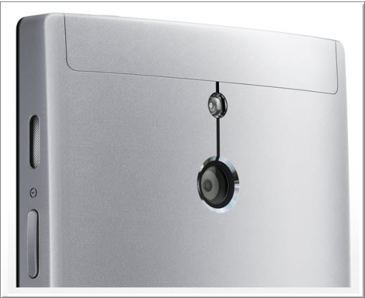 Sony Xperia P, pantalla de 2,44 pulgadas