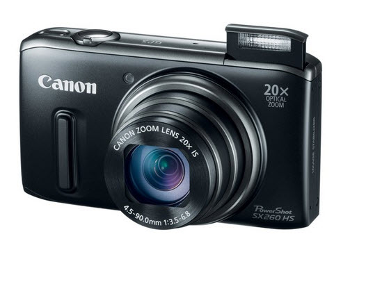 Canon PowerShot SX240 HS, color negro