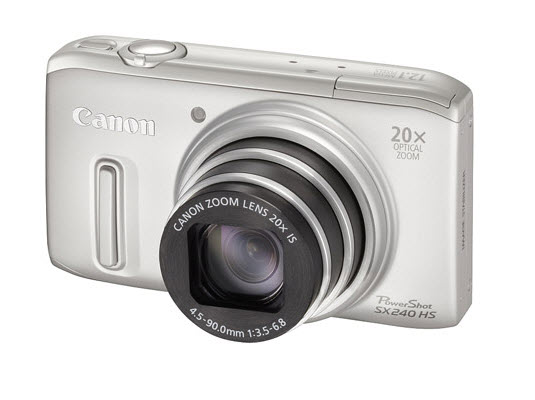 Canon PowerShot SX240 HS, color plata