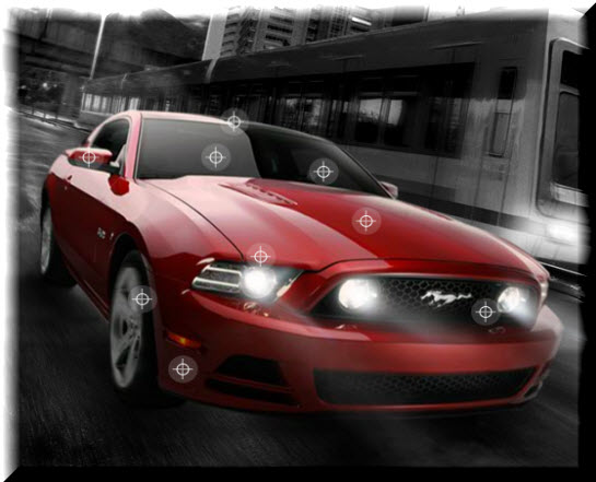 Ford Mustang GT 500 2012, vista lateral