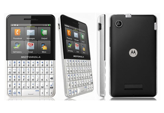 Motorola Motokey XT EX 118, pantalla táctil