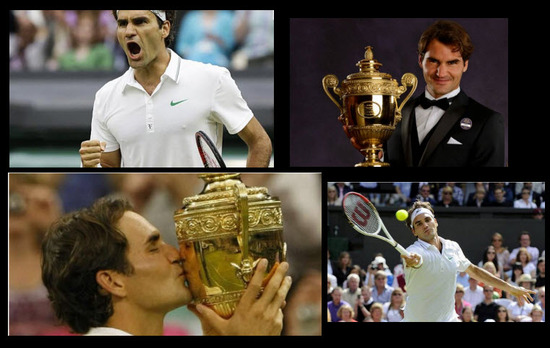 Roger Federer  Winbledom 2012