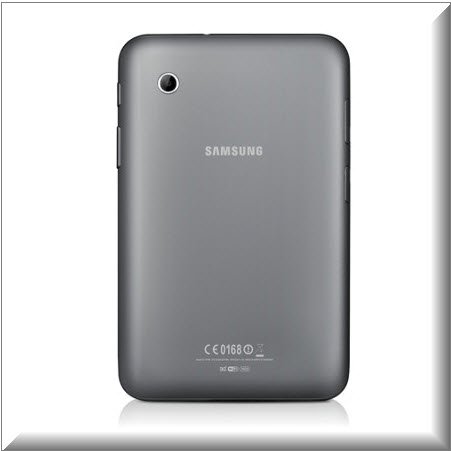 Samsung Galaxy Tab 2 72 Plus 3G, vista  trasera