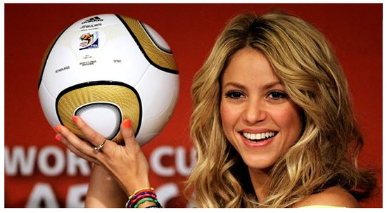 Shakira Copa Mundial Sub 17 Fútbol Femenino 2012
