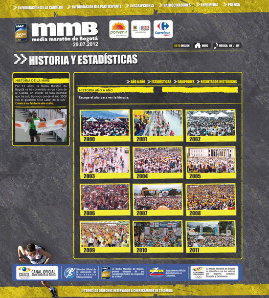 Media Maratón de Bogotá 2012