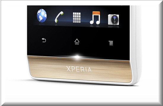 Sony Xperia Miro, Iluminación exclusiva