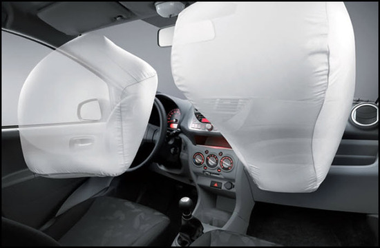 Suzuki Celerio, airbags